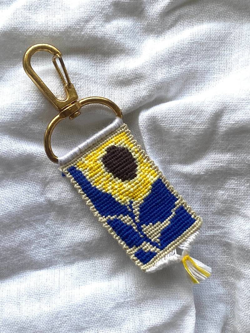 Geknüpfter Schlüsselanhänger Schlüssel Accessoire Kunst Geknotet Geknüpfter Schlüsselanhänger Schlüssel Accessoire Kunst Geknotet von florescerjewelry