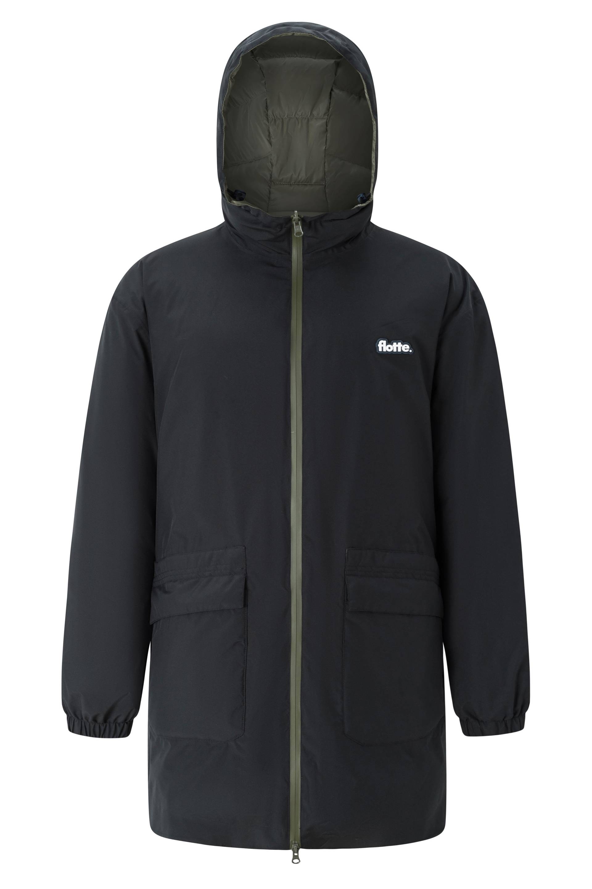 flotte - Wendbare Daunenjacke - Varenne blau/grün - Gr. - L von flotte