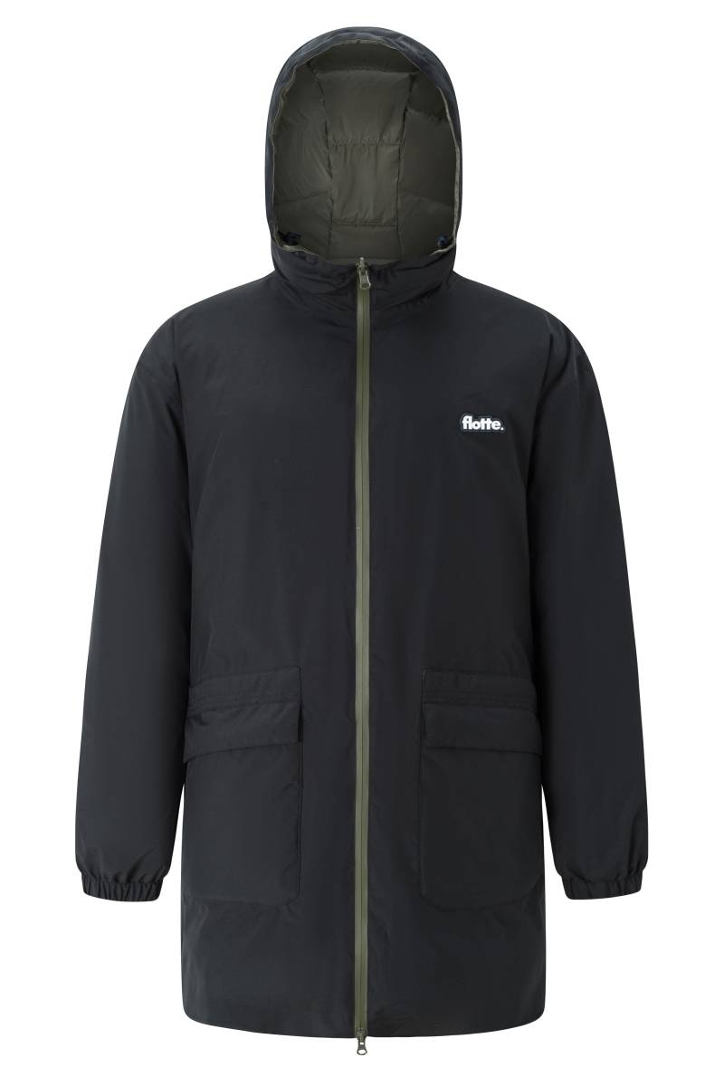 flotte - Wendbare Daunenjacke - Varenne blau/grün - Gr. - L von flotte