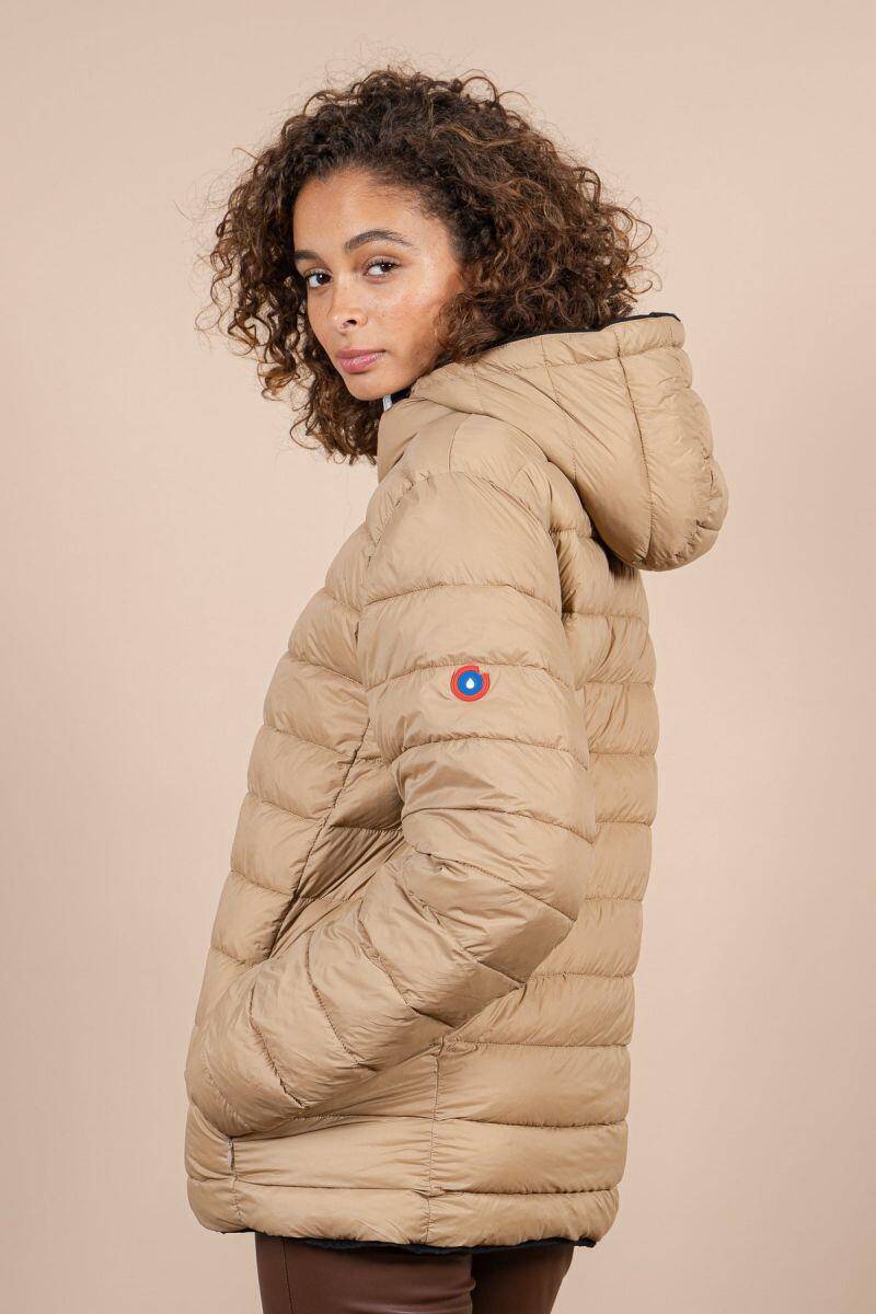 flotte - Wendejacke - Charonne - Unisex schwarz/beige - Gr. - XS von flotte