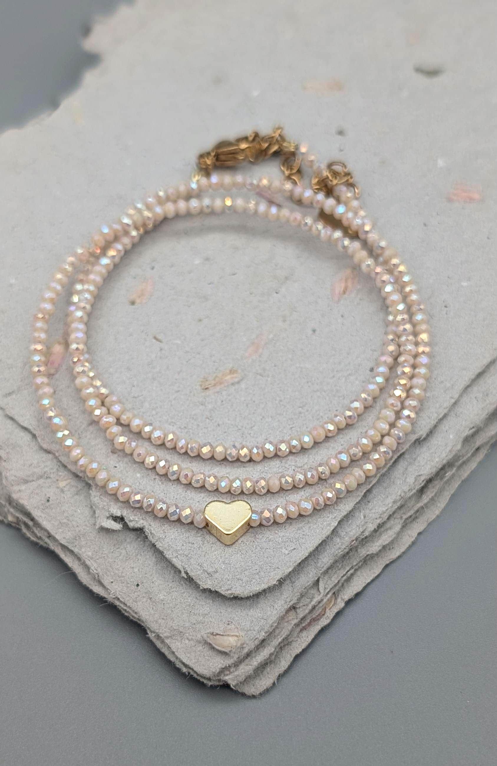 Geschenke Zu Weihnachten Für Mama | Kleine Kette Persönliches Geschenk Freundin |Perlenkette Geschenke Zu Weihnachten Für Mama | Kleine Kette Persönliches Geschenk Freundin |Perlenkette von flottelotteshop