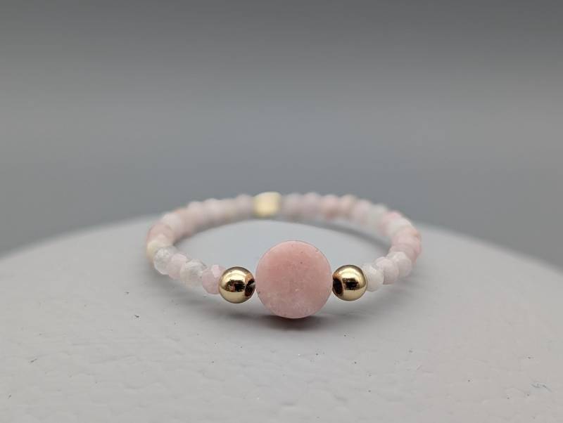 Ring Aus Perlen | Perlenring Kleine Geschenke Für Frauen Flexibel Schmuck von flottelotteshop