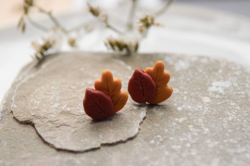 Fall // Herbst Ohrringe Unikat Blatt Fall // Herbst Ohrringe Unikat Blatt von flourishme