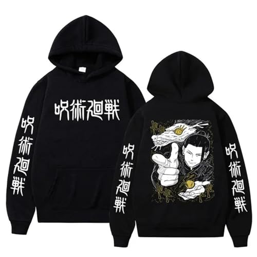 flowereyes Jujutsu Kaisen Suguru Suguru Geto Print Sweatshirts Männer Frauen Harajuku Pullover Casual Loose Hoodie Geto Suguru Jujutsu Cosplay Hoodie von flowereyes