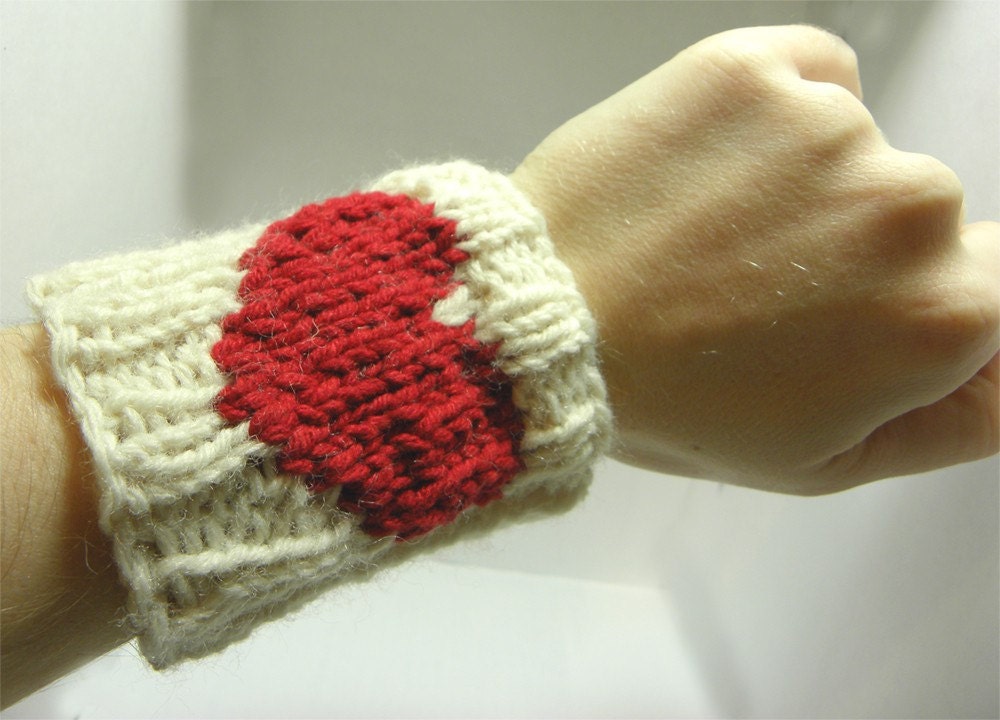 Herz Pulswärmer Herz Pulswärmer von flowergurlcrafts