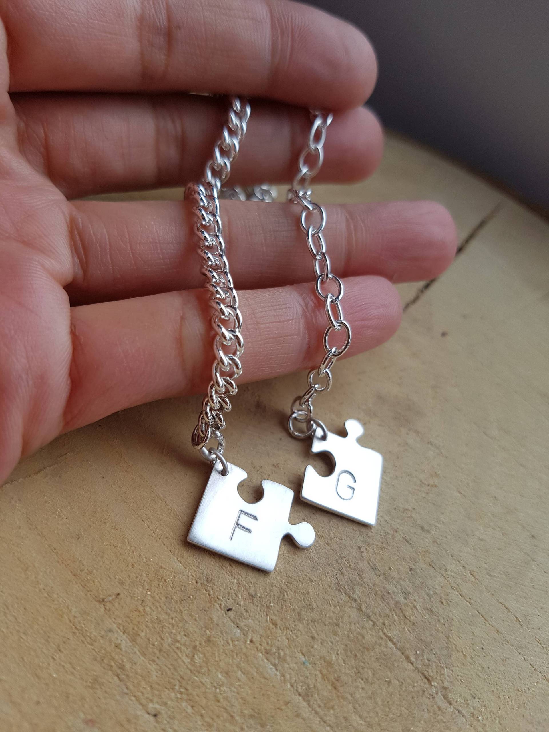 Pärchenarmband Aus Sterling Silber von flowerpecker