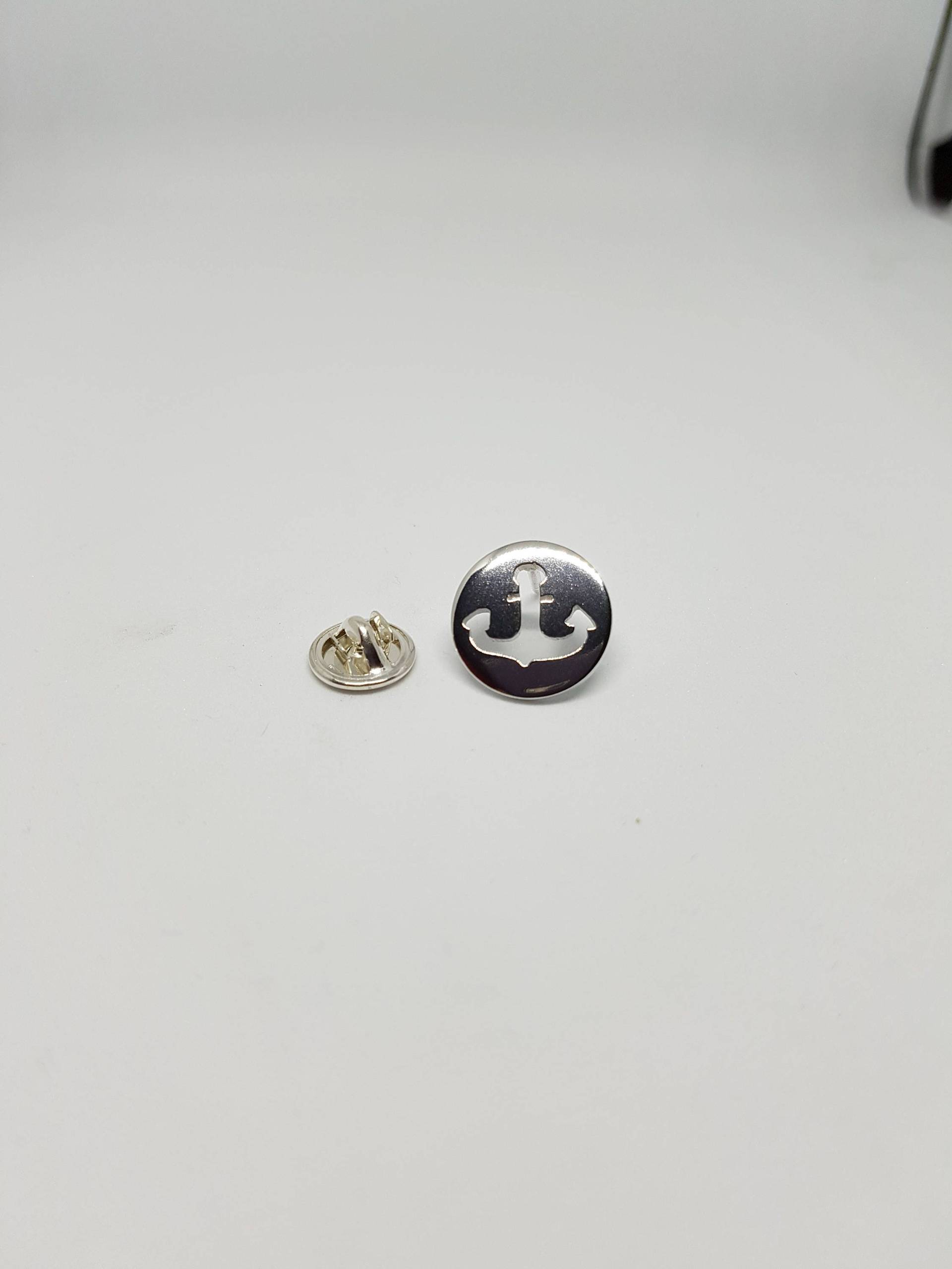 sterling Silber Anker Krawatte Tack, Jahrestag Geschenk von flowerpecker