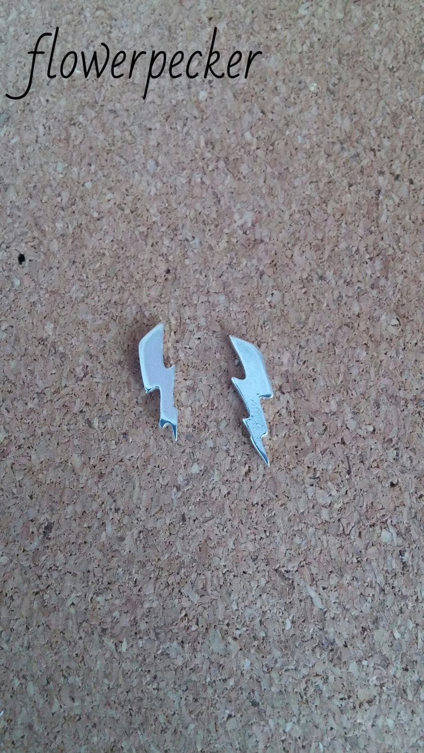 sterling Silber Blitz Ohrstecker von flowerpecker