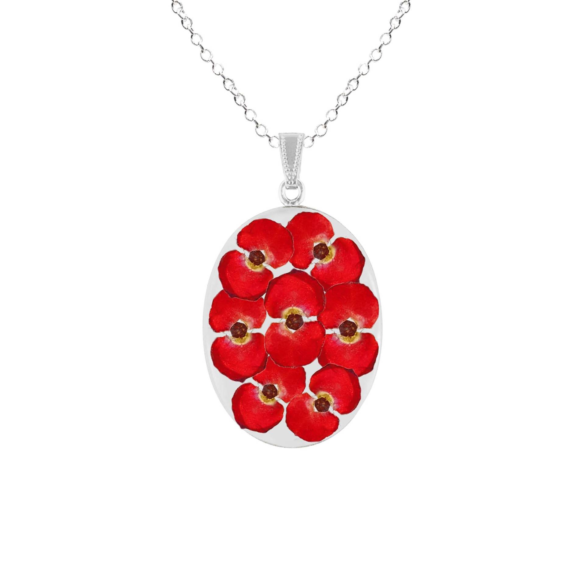 Krone Der Dornen Halskette, Große Oval, Transparent Krone Der Dornen Halskette, Große Oval, Transparent von flowersjewelrystudio