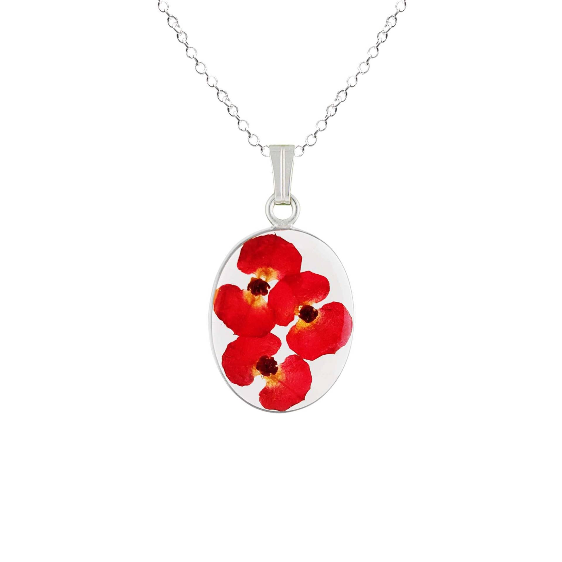 Krone Der Dornen Halskette, Medium Oval, Transparent Krone Der Dornen Halskette, Medium Oval, Transparent von flowersjewelrystudio