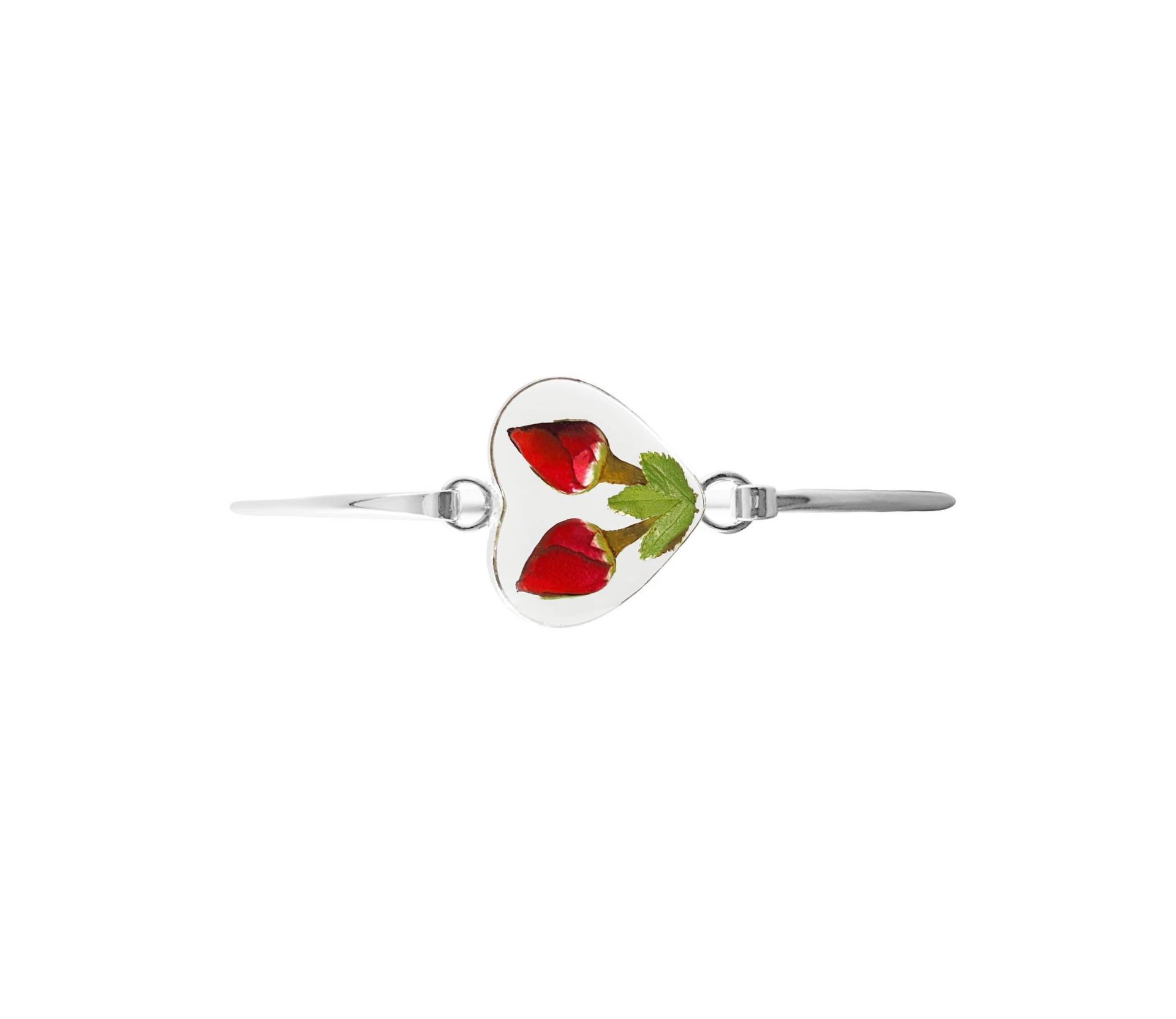 Rosen Mittelgroßes Herz Armband, Transparent Rosen Mittelgroßes Herz Armband, Transparent von flowersjewelrystudio
