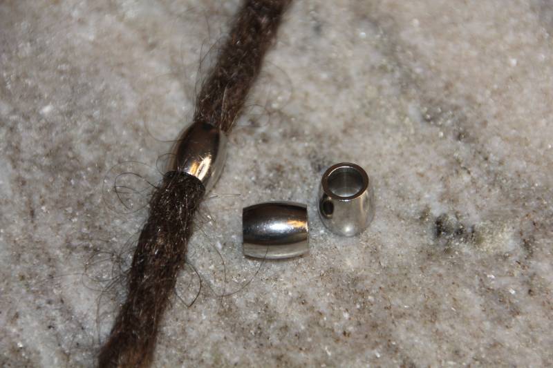 2Er Set Dreadperlen Aus Edelstahl Basic, Dreadtube 2Er Set Dreadperlen Aus Edelstahl Basic, Dreadtube von flowofpassion