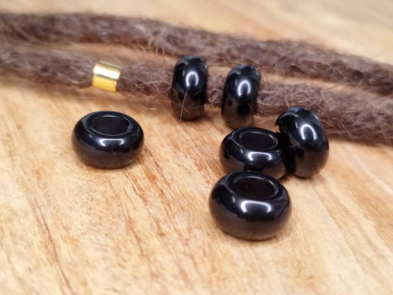Dreadperlen Obsidian 2Er-Set Dreadperlen Obsidian 2Er-Set von flowofpassion