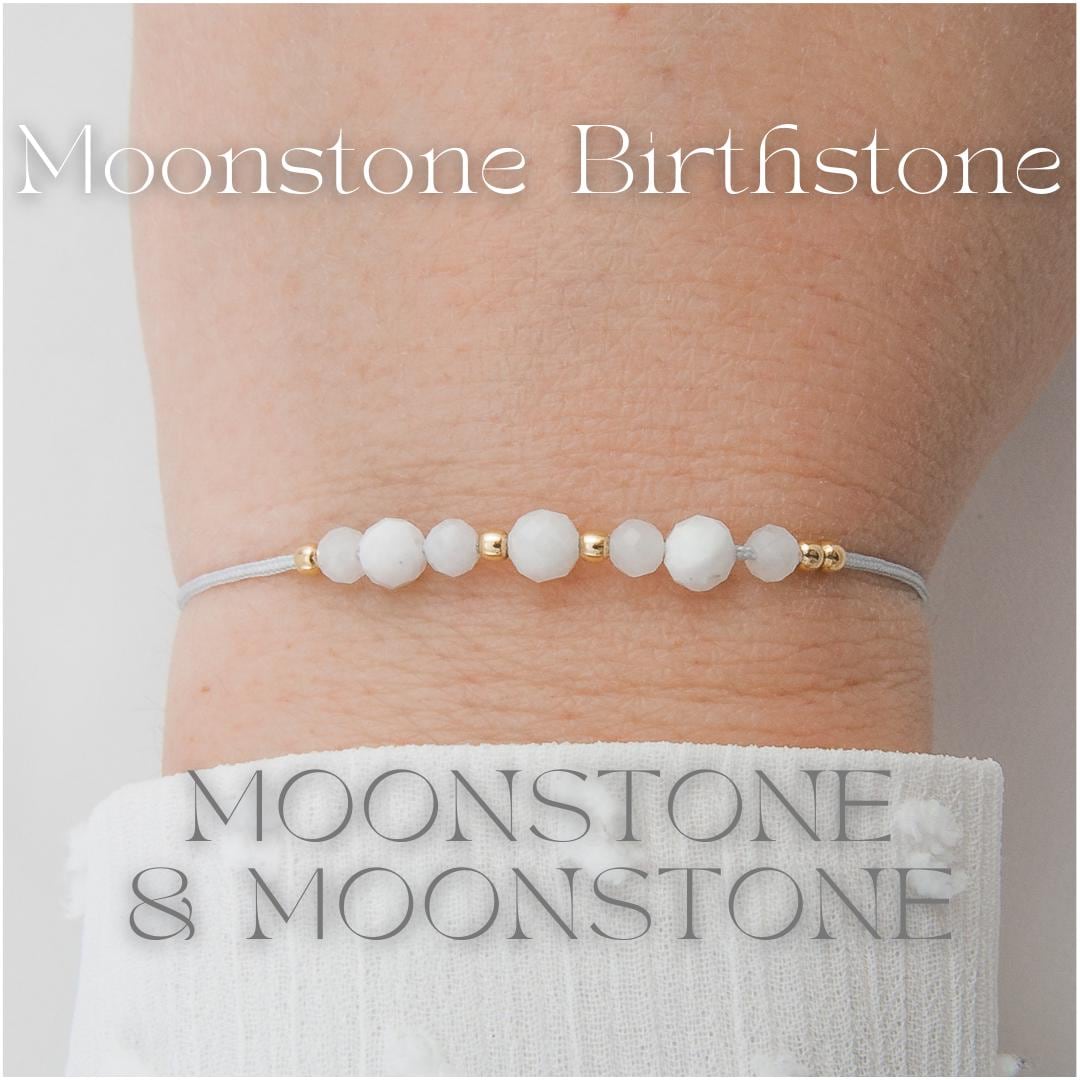 Mondstein Armband Juni Geburtsmonat Mondstein Armband Juni Geburtsmonat von flurryjewelry
