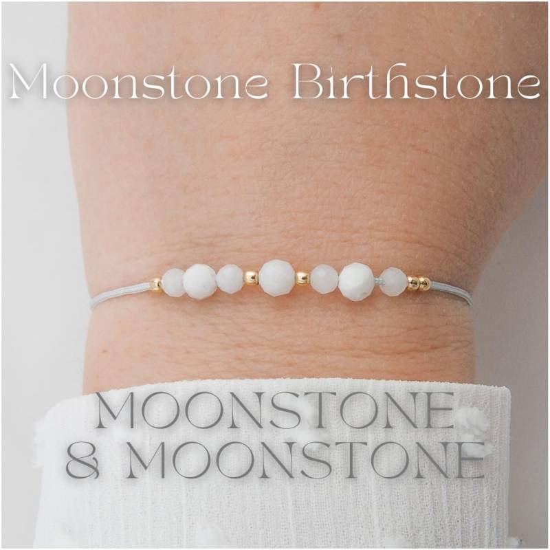 Mondstein Armband Juni Geburtsmonat Mondstein Armband Juni Geburtsmonat von flurryjewelry