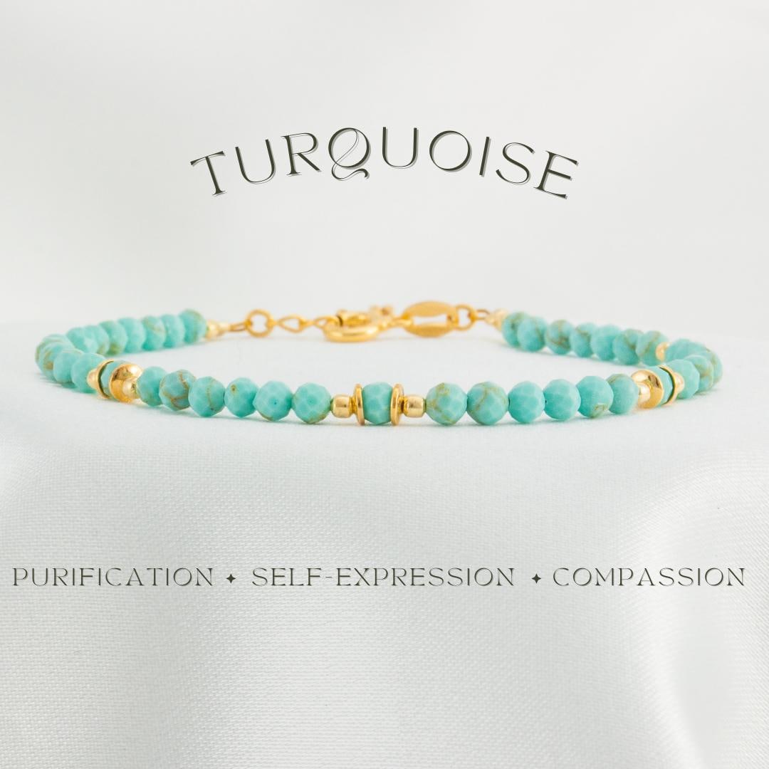 Türkis Armband Natürlicher Türkis Armband Natürlicher von flurryjewelry