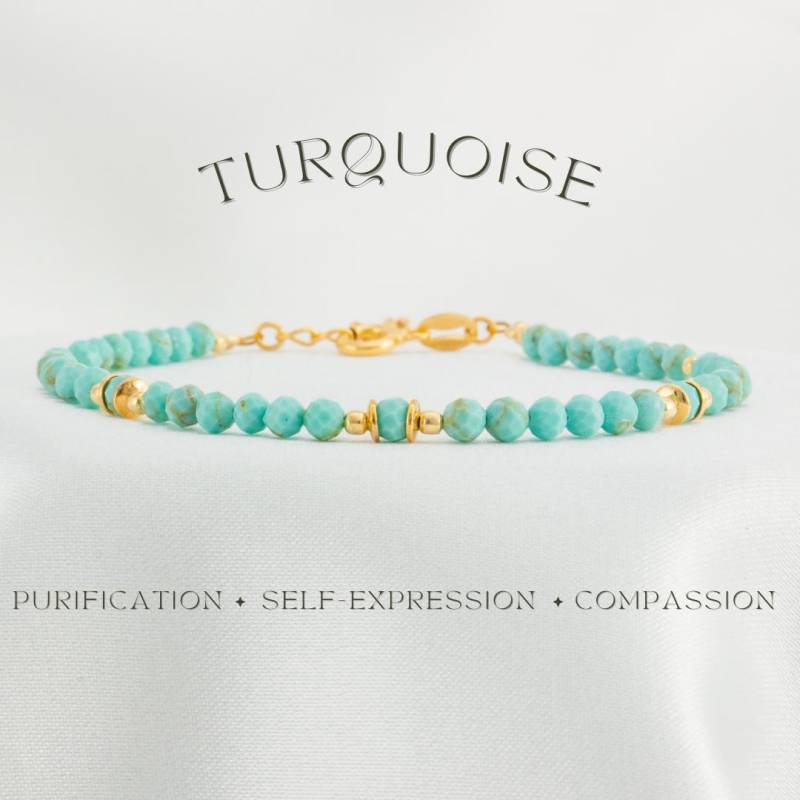 Türkis Armband Natürlicher Türkis Armband Natürlicher von flurryjewelry
