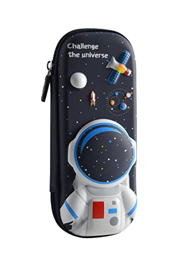 Flyorigin Federmäppchen, tolles Geschenk, 3D-Federmäppchen für Jungen und Mädchen, großes Federmäppchen, Stifthalter, Aufbewahrung, Federmäppchen, Schwarzer Astronaut, Schulranzen-Set Flyorigin Federmäppchen, tolles Geschenk, 3D-Federmäppchen für Jungen und Mädchen, großes Federmäppchen, Stifthalter, Aufbewahrung, Federmäppchen, Schwarzer Astronaut, Schulranzen-Set von flyorigin