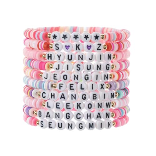fmsao 10 x Streuner-Armbänder, Freundschaftsarmbänder für Damen, One Size, Stein, Kein Edelstein fmsao 10 x Streuner-Armbänder, Freundschaftsarmbänder für Damen, One Size, Stein, Kein Edelstein von fmsao