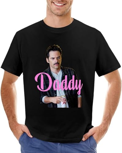 Daddy S#wan T.wilight Charlie S#wan Daddy Daddy S#wan Team Charlie T-Shirt Quick Drying Shirt Workout Shirts for Men Size L von fois