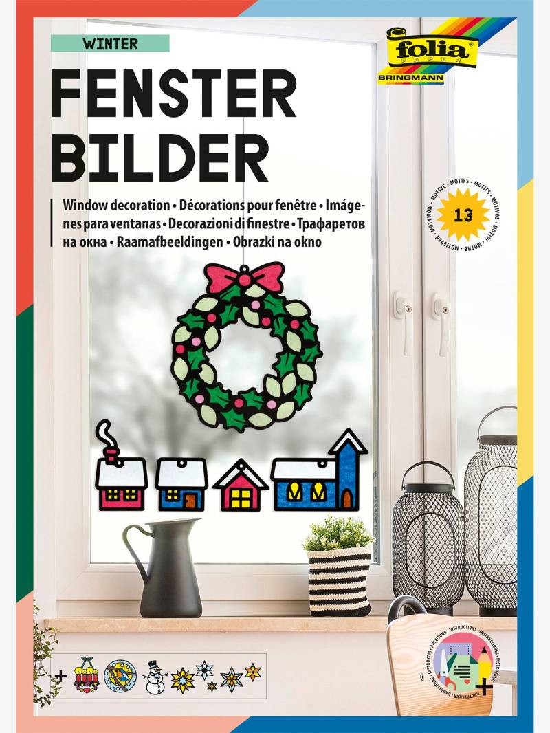 Bastel-Set Transparent-Bilder WINTER Kinder folia von folia