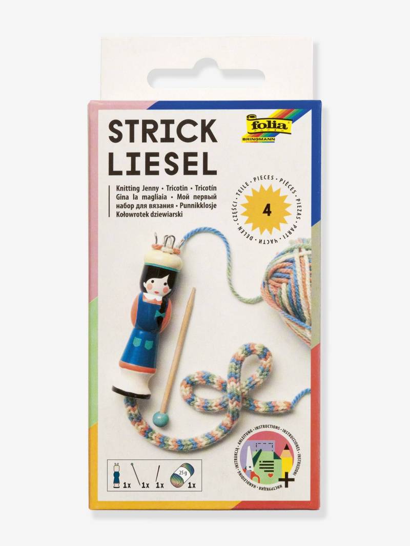 Strickliesel-Set folia mit Wolle von folia