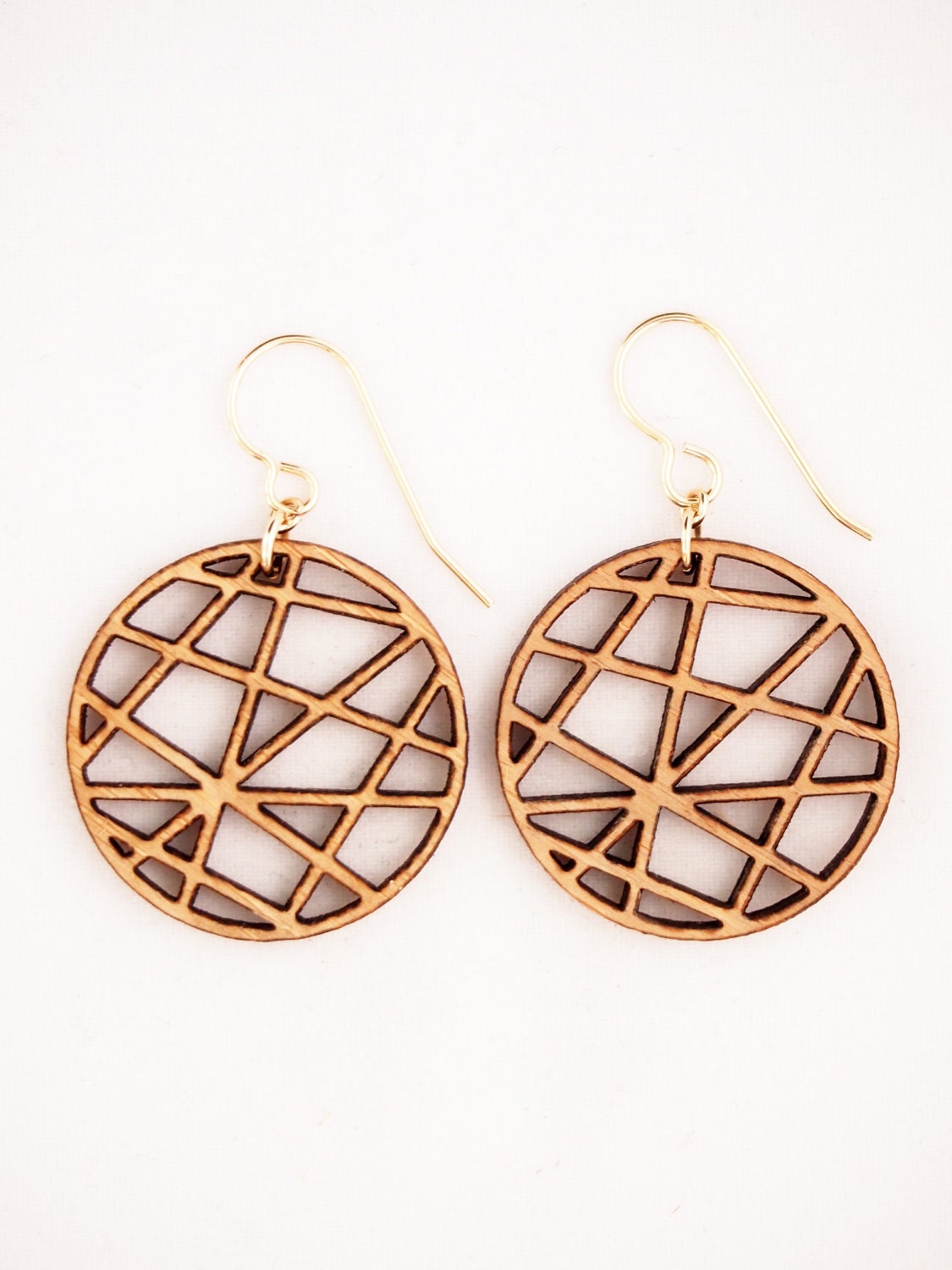 City Circle, Laser Cut Ohrringe City Circle, Laser Cut Ohrringe von foliadesignshop