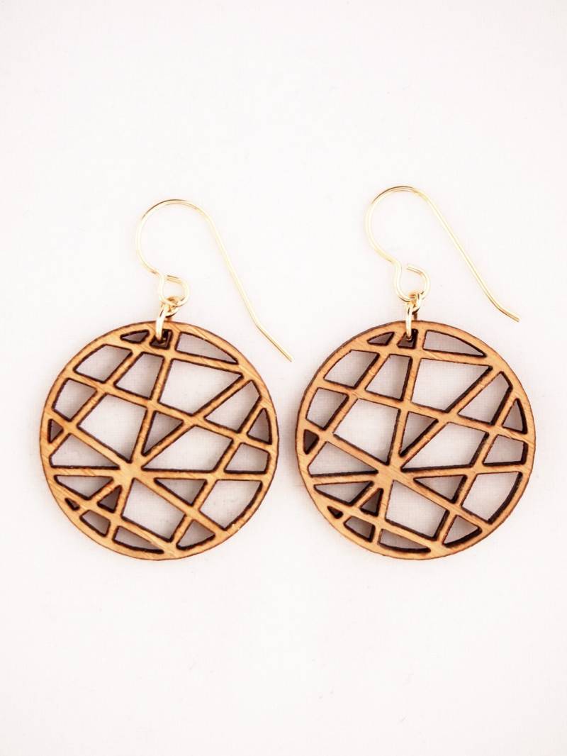 City Circle, Laser Cut Ohrringe City Circle, Laser Cut Ohrringe von foliadesignshop