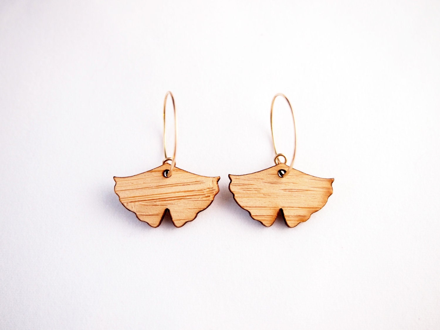 Ginkgo, Laser Cut Ohrringe Ginkgo, Laser Cut Ohrringe von foliadesignshop