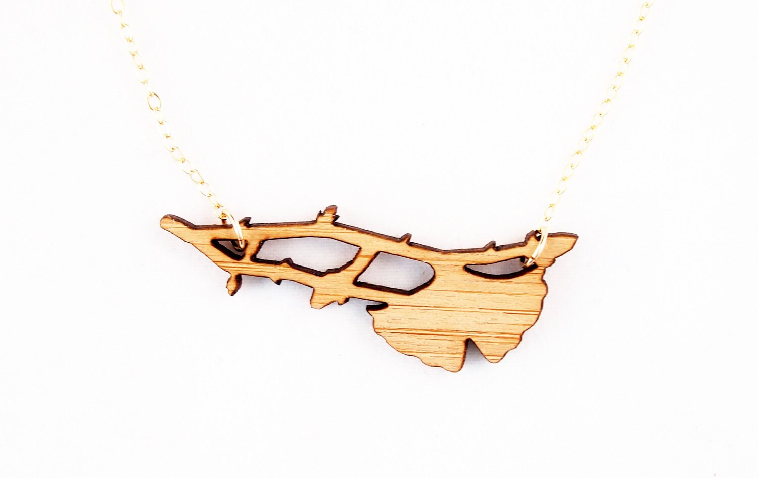 Ginkgo Halskette, Laser Cut Ginkgo Halskette, Laser Cut von foliadesignshop