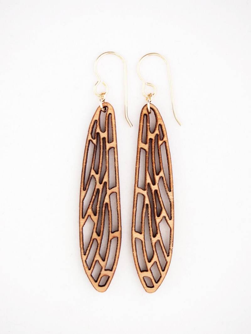 Libelle, Laser Cut Ohrringe Libelle, Laser Cut Ohrringe von foliadesignshop