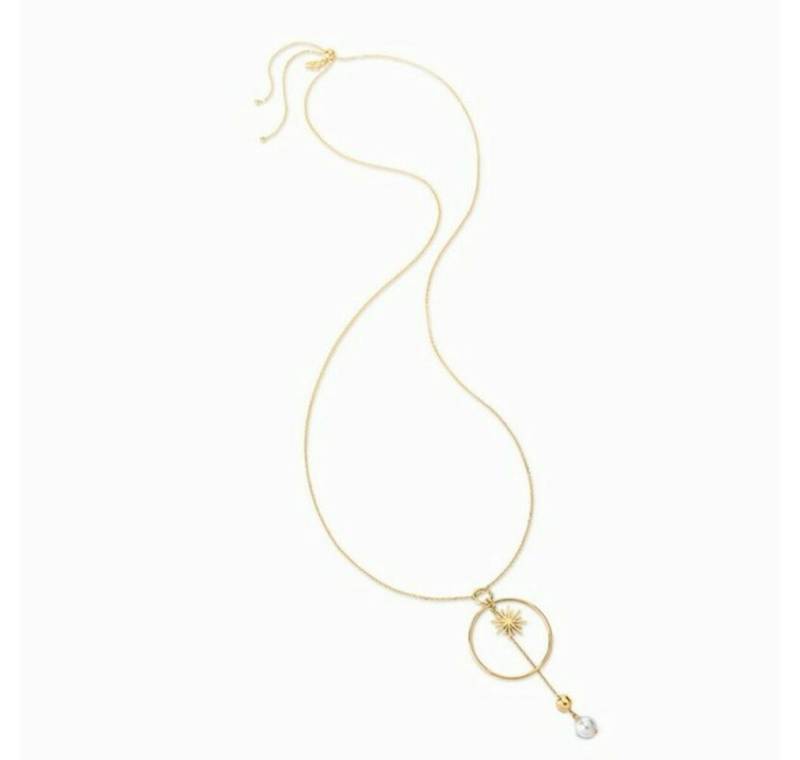 folli follie Kette mit Einhänger Damenhalskette 3N19S179YW (90 cm) von folli follie