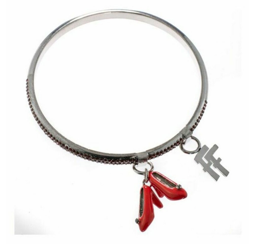 folli follie Kette mit Einhänger Armreif 3B9F097RR (6,5 cm) von folli follie