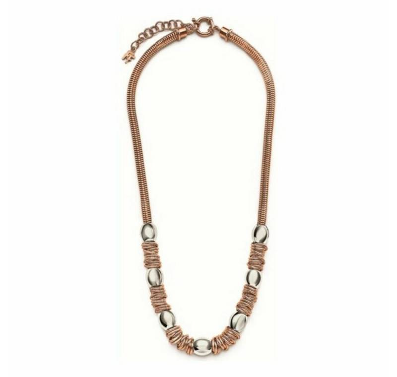 folli follie Kette mit Einhänger Damenhalskette 1N14T037R (45 cm) von folli follie