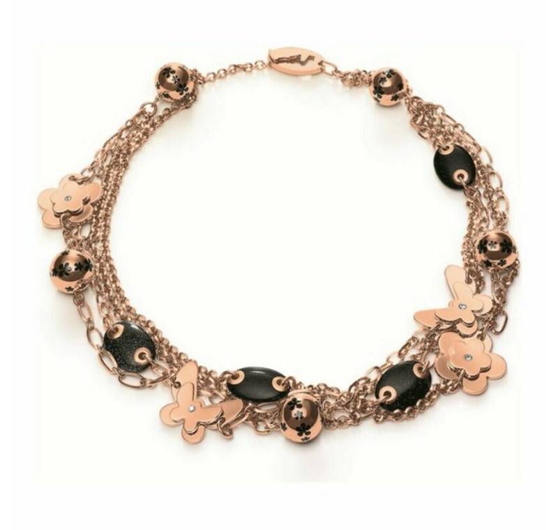 folli follie Kette mit Einhänger Damenhalskette 3N0T037RCX (50 cm) von folli follie