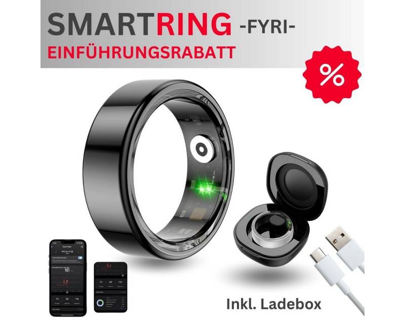 fontastic Smart Ring SMART-RING „FYRI“ Smarte Überwachung von Vitaldaten fontastic Smart Ring SMART-RING „FYRI“ Smarte Überwachung von Vitaldaten von fontastic