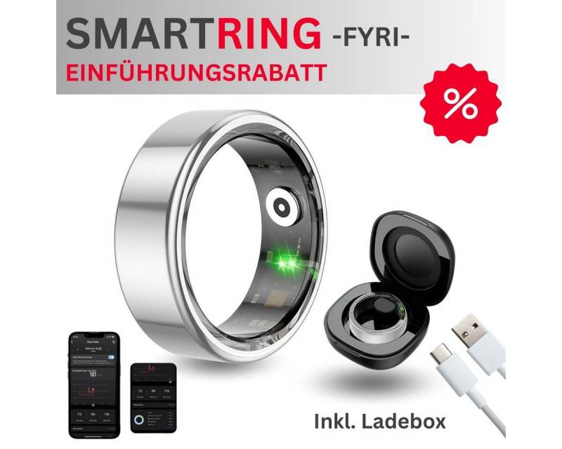 fontastic Smart Ring SMART-RING „FYRI“ Smarte Überwachung von Vitaldaten fontastic Smart Ring SMART-RING „FYRI“ Smarte Überwachung von Vitaldaten von fontastic