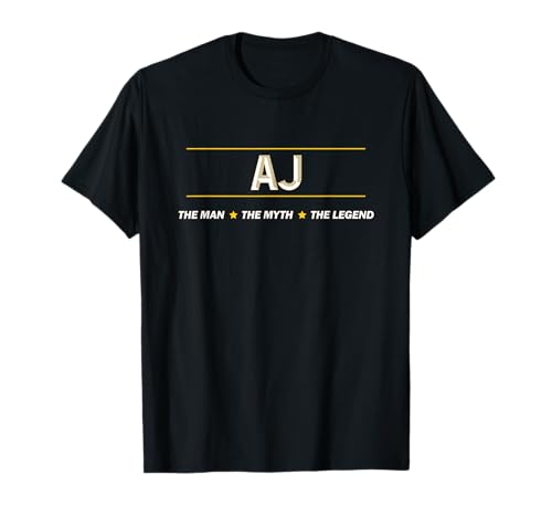 AJ - the Man the Myth the LEGEND | Mythos Legende Name - T-Shirt AJ - the Man the Myth the LEGEND | Mythos Legende Name - T-Shirt von for Someone Named AJ