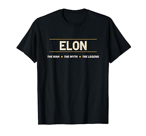 ELON - the Man the Myth the LEGEND | Mythos Legende Name - T-Shirt von for Someone Named ELON