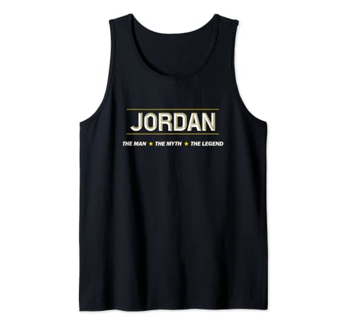 Herren JORDAN - the Man the Myth the LEGEND | Mythos Legende Name - Tank Top von for Someone Named JORDAN
