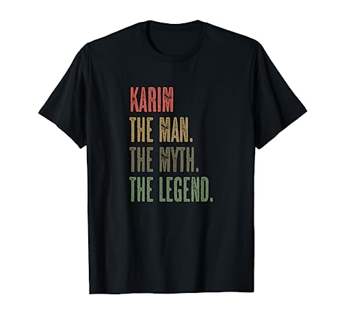 KARIM - the Man the Myth the LEGEND | Mythos Legende Name - T-Shirt KARIM - the Man the Myth the LEGEND | Mythos Legende Name - T-Shirt von for Someone Named KARIM