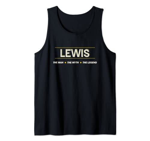 Herren LEWIS - the Man the Myth the LEGEND | Mythos Legende Name - Tank Top Herren LEWIS - the Man the Myth the LEGEND | Mythos Legende Name - Tank Top von for Someone Named LEWIS