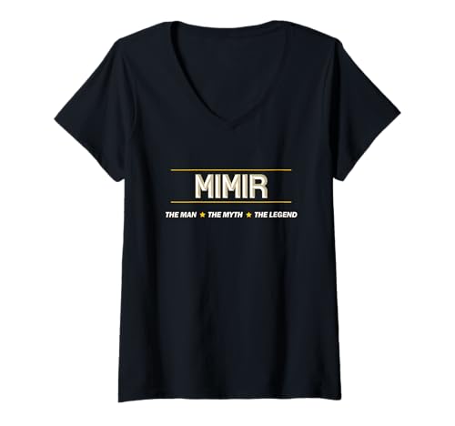 Damen MIMIR - The Man The Myth The Legend | Mythos Legende Name - T-Shirt mit V-Ausschnitt Damen MIMIR - The Man The Myth The Legend | Mythos Legende Name - T-Shirt mit V-Ausschnitt von for Someone Named MIMIR