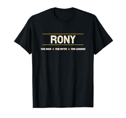 RONY - the Man the Myth the LEGEND | Mythos Legende Name - T-Shirt RONY - the Man the Myth the LEGEND | Mythos Legende Name - T-Shirt von for Someone Named RONY