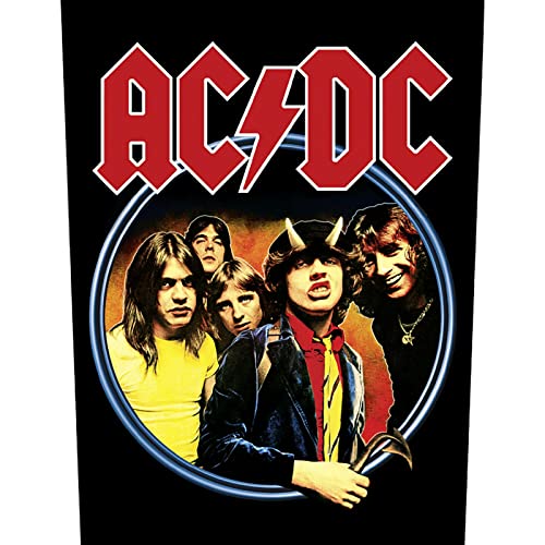 AC/DC Rückenaufnäher Highway To Hell Backpatch XL Aufnäher Back Patch AC DC von for-collectors-only