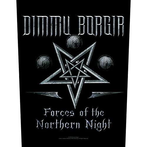 for-collectors-only Dimmu Borgir Rückenaufnäher Forces Of The Northern Night Backpatch XL Aufnäher Patch von for-collectors-only