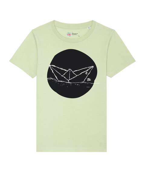 Kinder T-Shirt Paperboat aus Biobaumwolle von for the kids von for the kids