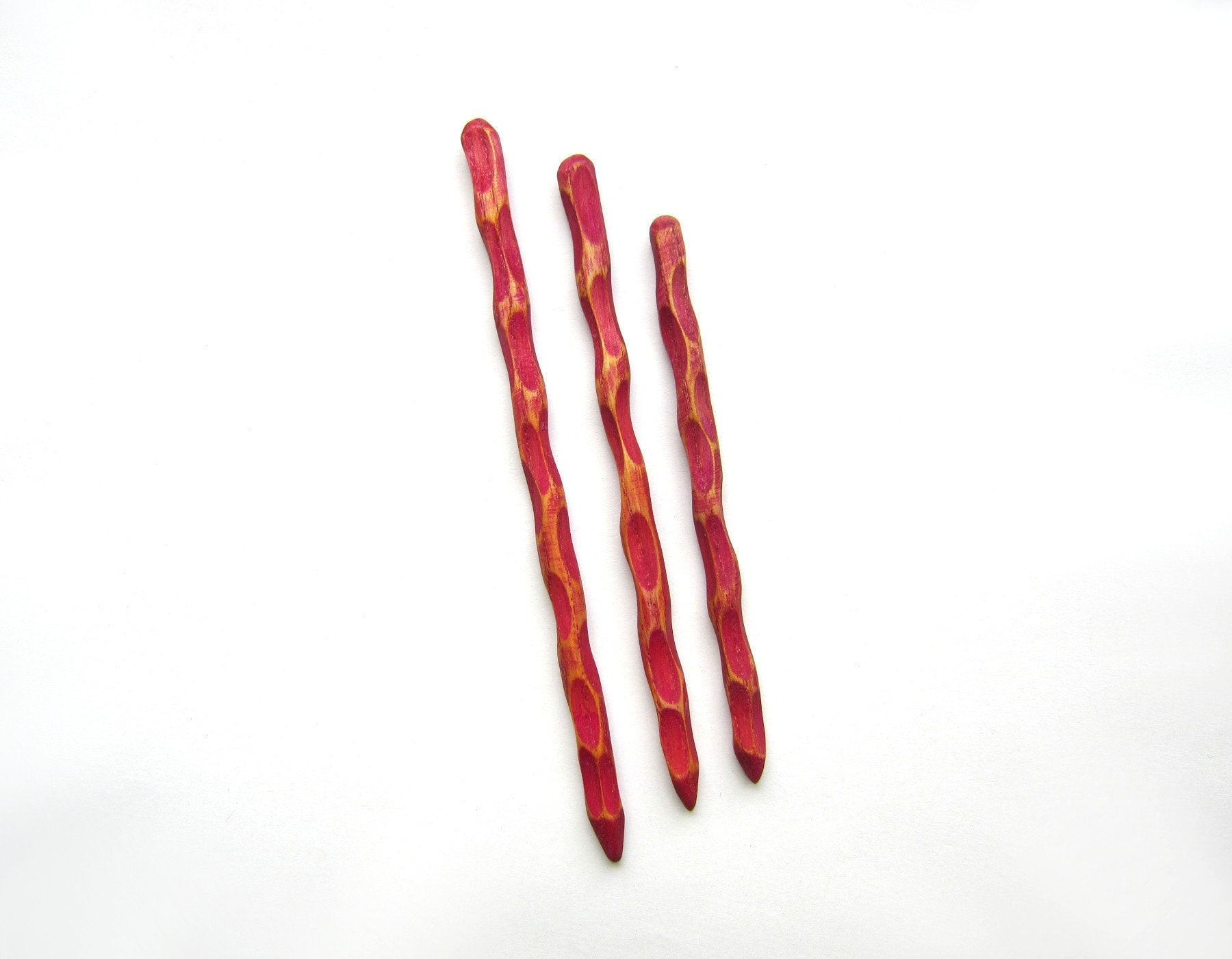 14 cm, 5, 5 Zoll Haarstab, Haarstab Holz, Blatt, Haarnadel Haarnadel, Holznadel von forEVAhairforks