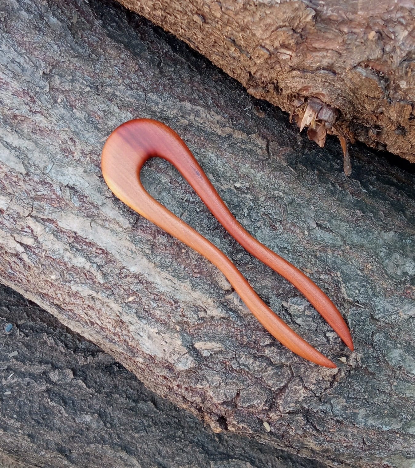 Haarforke Aus Holz, Haarforke, Haarstab 2 Zinken, Haarnadel, Haarstab, Haarnadel von forEVAhairforks