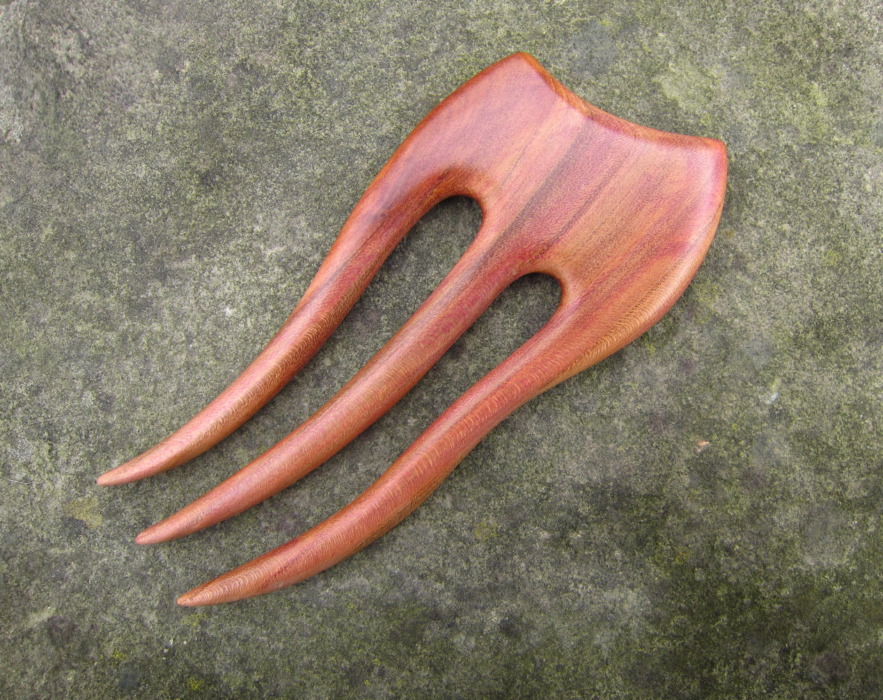 Haarforke Aus Holz, Haarforke, Haarstab 3 Zinken, Haarnadel, Peigne Cheveux, Fourche von forEVAhairforks